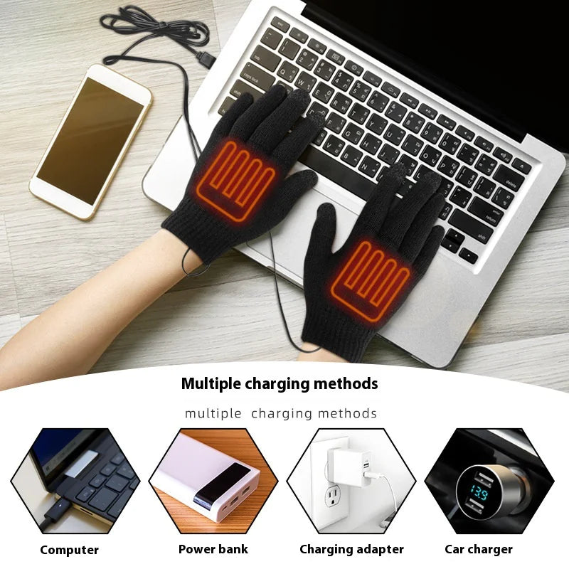 USB-uppvärmda handskar
